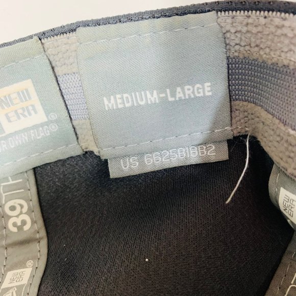 New Era Denver Broncos Hat Cap Size M/L Orange Blue Flex Stretch Fitted 39Thirty - Picture 7 of 8